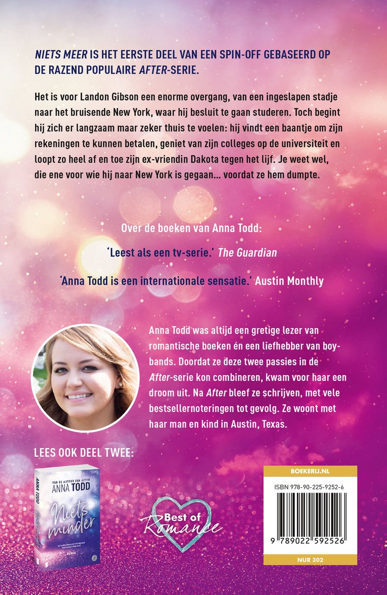 Niets meer - back cover