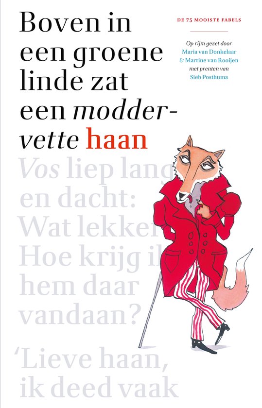 Boven in een groene linde zat een moddervette haan - cover
