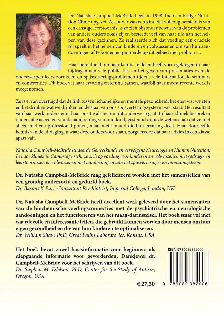 Gut and psychology syndrome - back cover