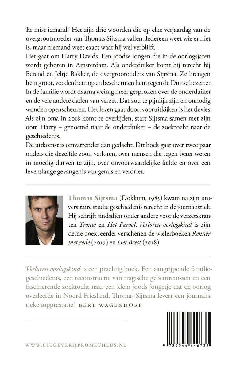 Verloren oorlogskind - back cover