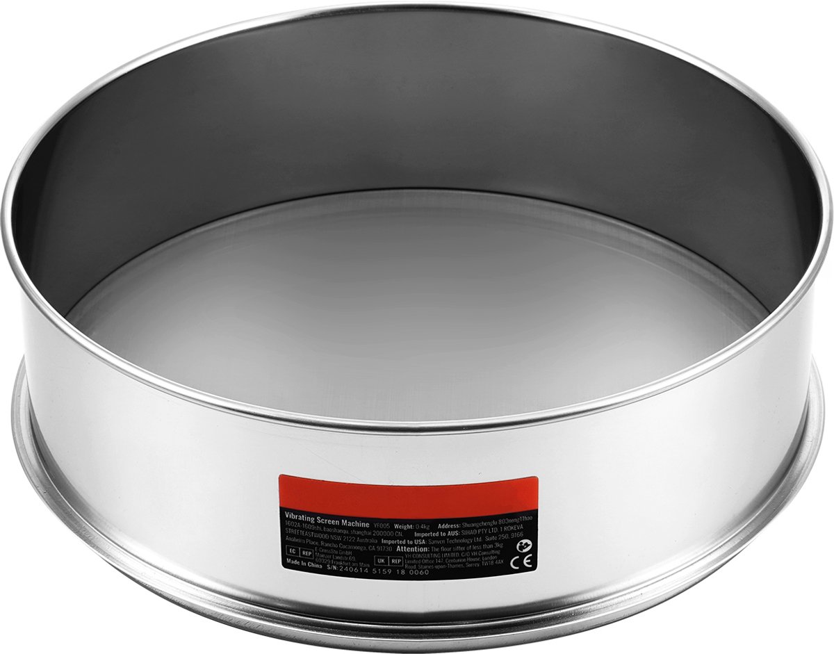Allecto Plus - Roestvrij stalen Meelzeef voor de keuken