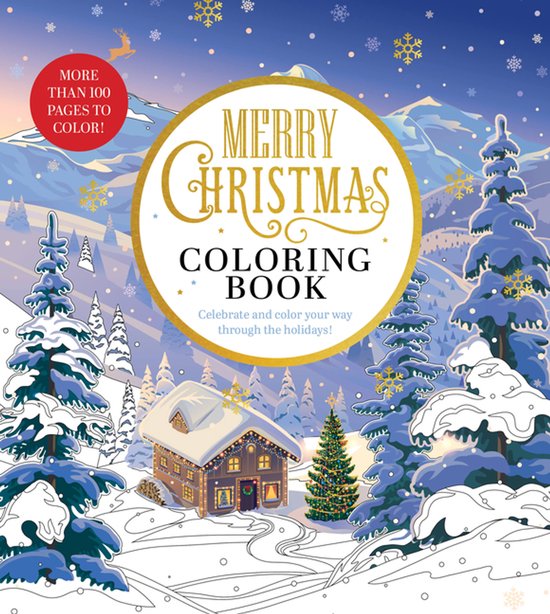 Chartwell Coloring Books- Merry Christmas Coloring Book - cover