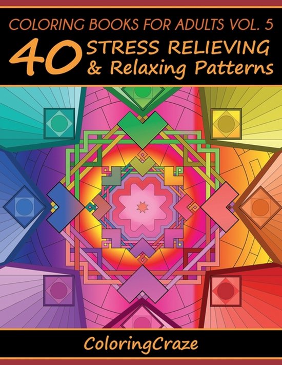 Anti-Stress Art Therapy- Coloring Books For Adults Volume 5 - cover