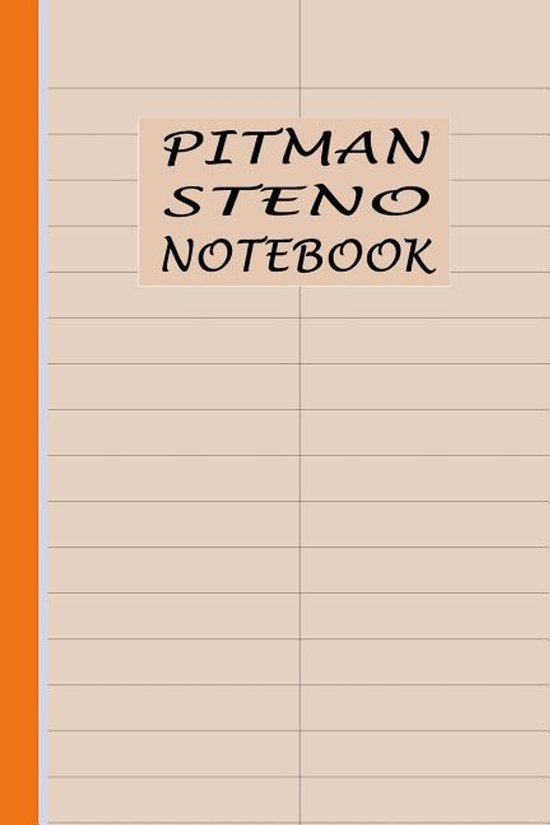 Note Taking Journal - UK- Pitman Steno Notebook - cover
