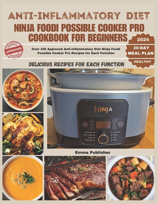 Ninja Foodi Possible Cooker Pro- Anti-inflammatory Diet Ninj ... - cover