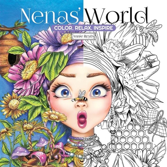 Nenas' World. Color. Relax. Inspire - cover