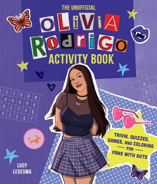 The Unofficial Olivia Rodrigo Activity Book - cover