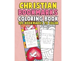Christian Coloring Books for Adults, Women, Girls, Kids and Seniors- Christian Bookmarks Coloring Book