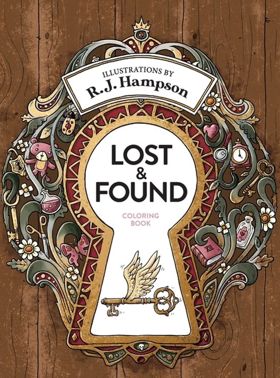 Lost & Found Coloring Book - cover