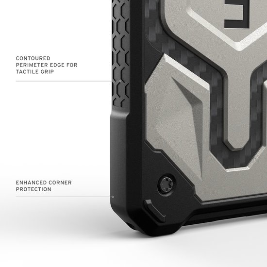 UAG - Coque Monarch Pro Mag pour iPhone 16e (2025) - titane | titane