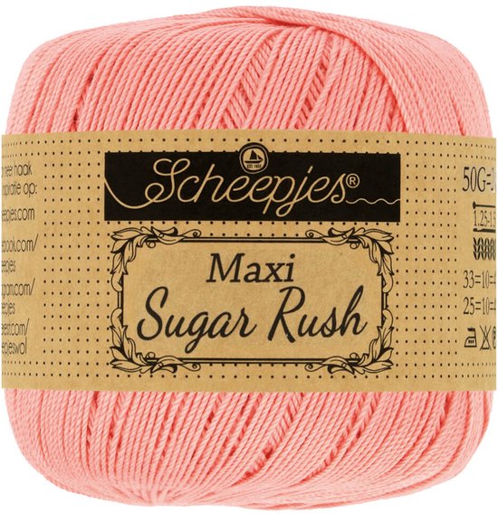 Scheepjes Maxi Sugar Rush- 409 Soft Rosa