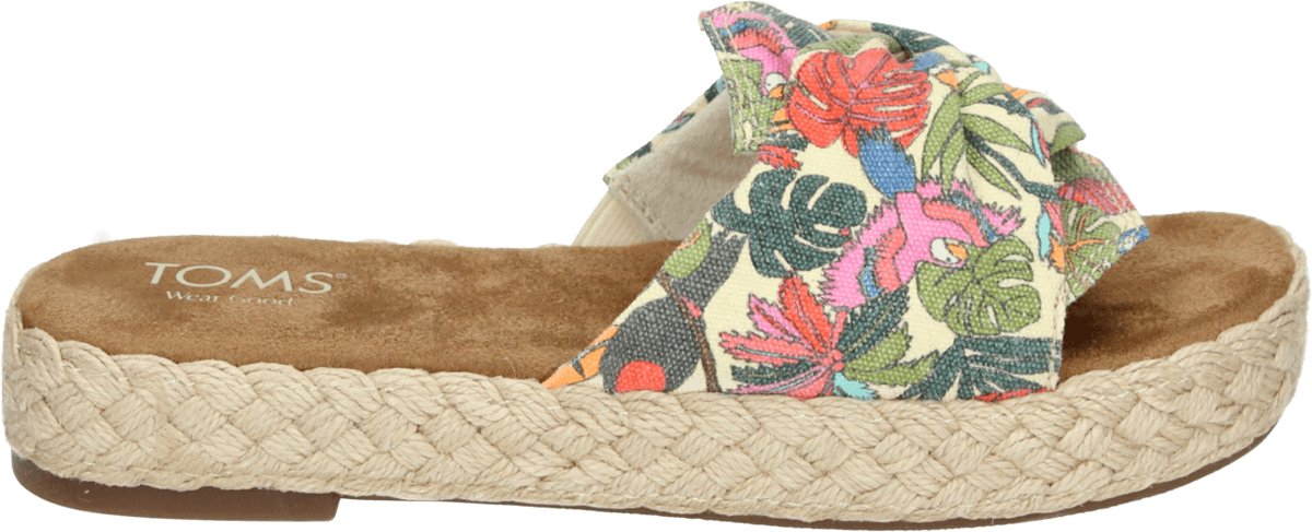 toms shoes - ABBY SLIDE - Dames slippers - Kleur: Wit/beige - Maat: 43.5