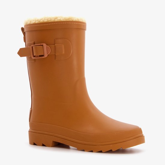 Mountain Peak gevoerde kinder regenlaarzen bruin - Maat 36 - 100% stof- en waterdicht