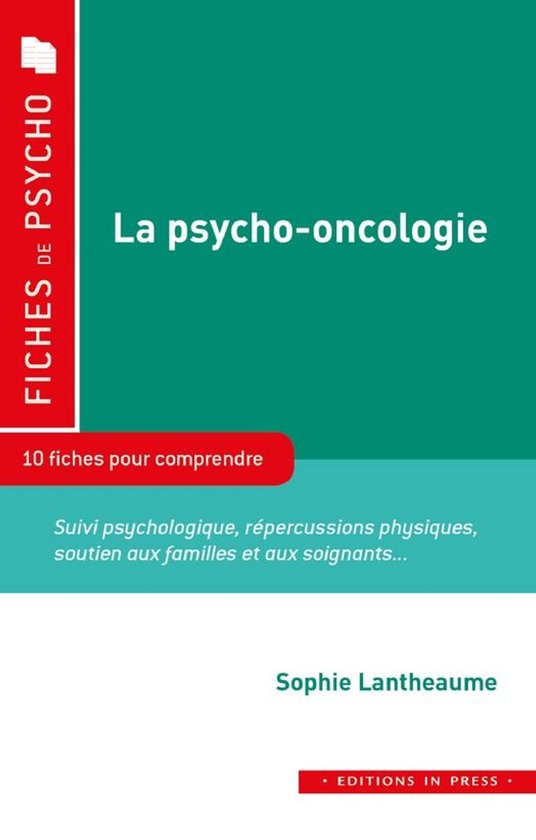 Fiches de Psycho - La psycho-oncologie - cover