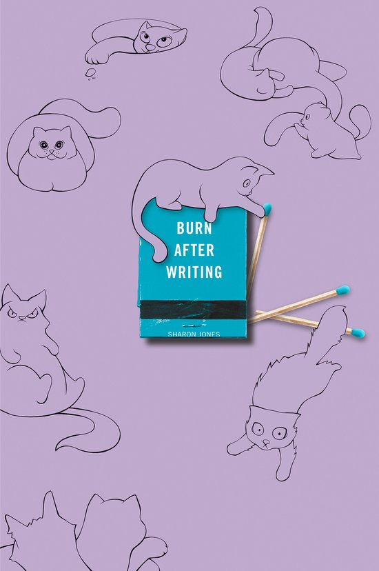 Burn After Writing (Purple With Cats) - cover