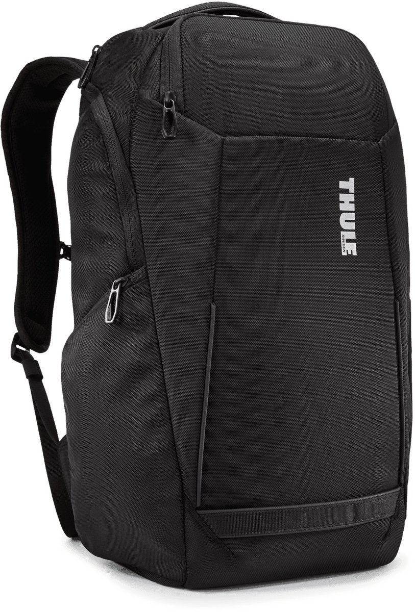 THULE Vrije tijd rugzak Rugzak met laptopvak Accent Recycled Backpack 28L Black Zwart