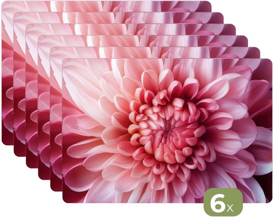 Weldomcor Set van 6 placemats Kerstplacemats Kerstdecoratie kerstman placemats voor thuis restaurant eettafel, 45 x 33 cm
