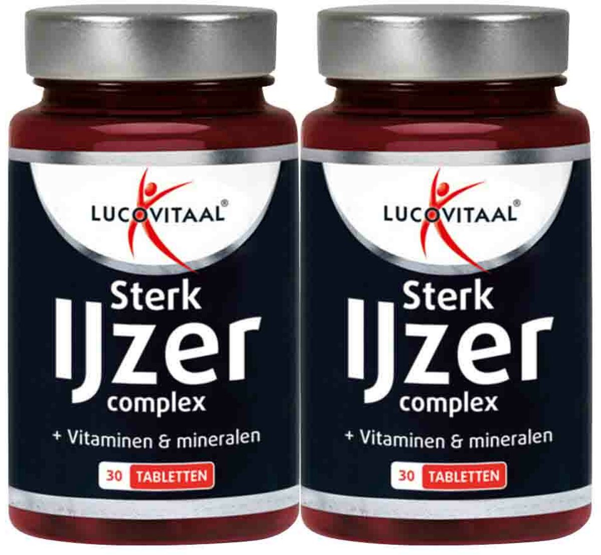 Goedkoopste 2x Lucovitaal Sterk IJzer Complex 30 tabletten