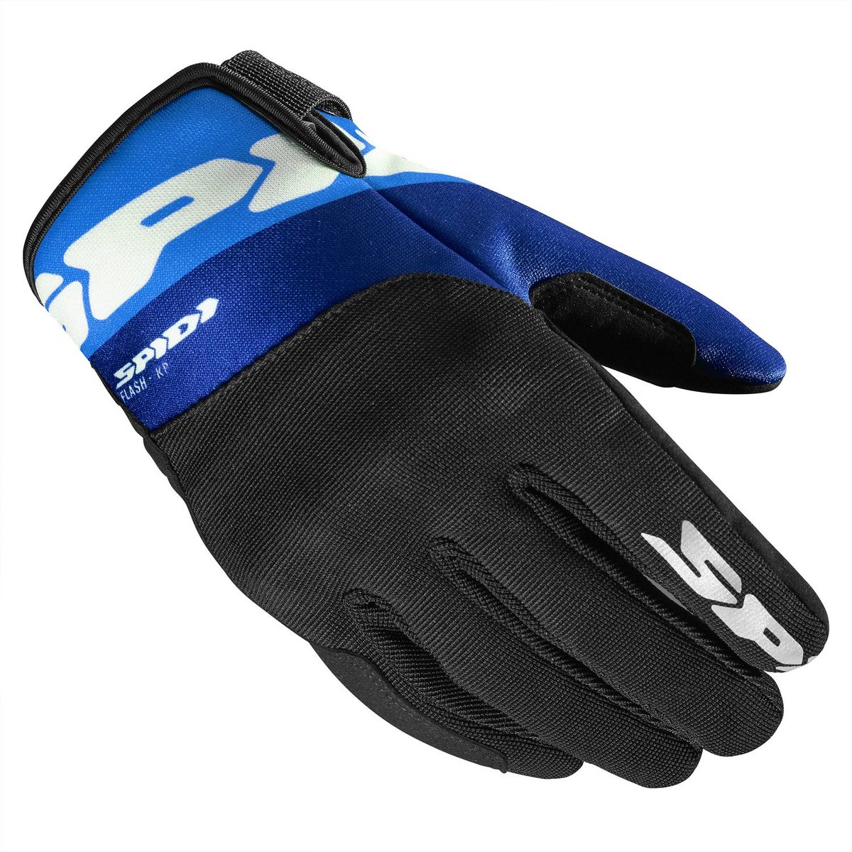 Spidi Flash-KP Handschoenen Wit Blauw - Handschoen