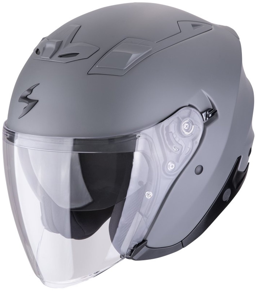 Scorpion EXO-Z1 Mat Cement Grijs Jethelm - Maat M - Helm