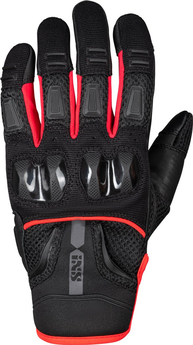 IXS Matador-Air 2.0 Zwart Rood Handschoenen - Handschoen