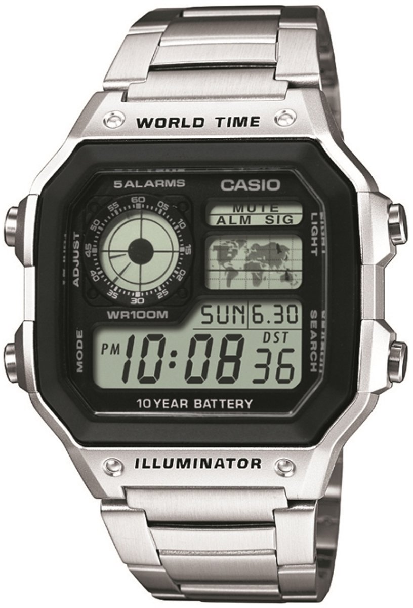 Casio Collection Men AE-1200WHD-1AVEF Heren Horloge - 42 mm