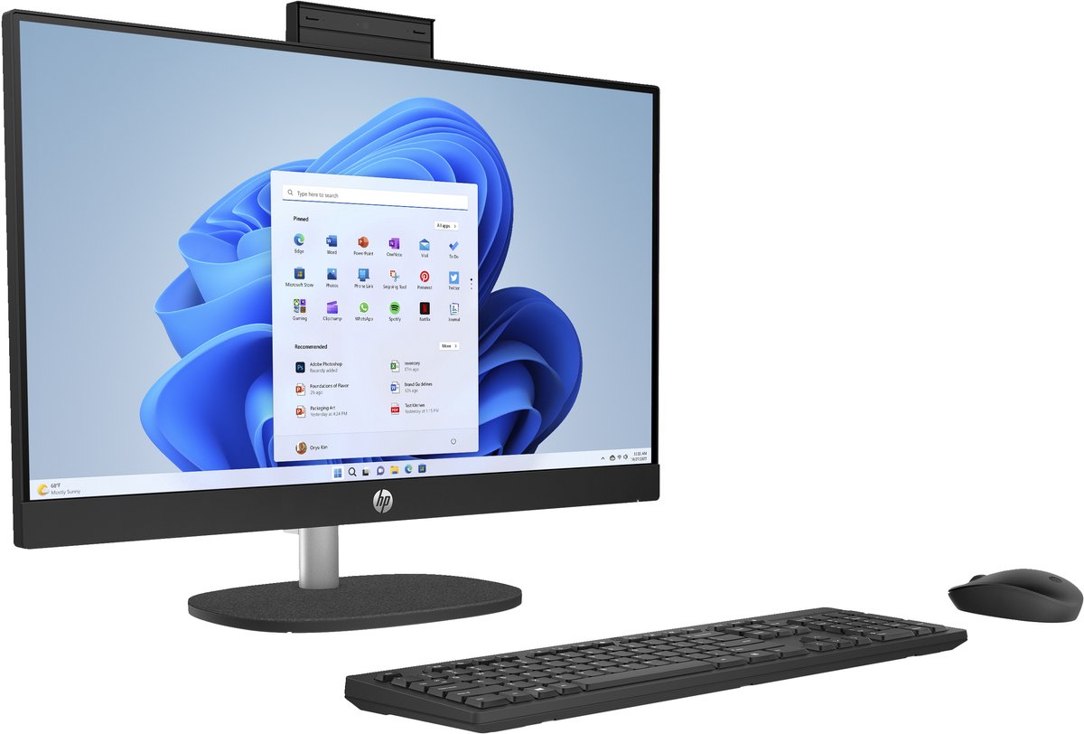 HP 24-cr0050nd met 23,8 inch Full HD IPS-scherm thumbnail 6