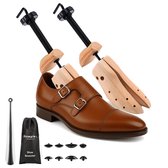 Cutehome 1 paar schoenspanners voor dames, 2-weg schoenspanners, verlengt de lengte en breedte van de smalle voeten., Dames rood EU 35-41