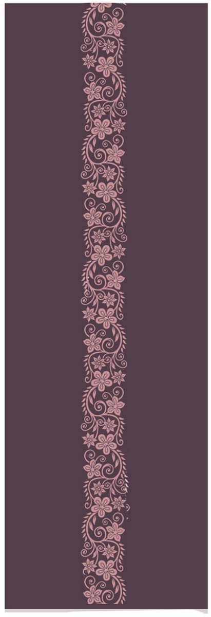 Love Generation â—Ź Yoga Mat â—Ź Fitness Mat â—Ź Print â—Ź Floral Flow â—Ź Paars