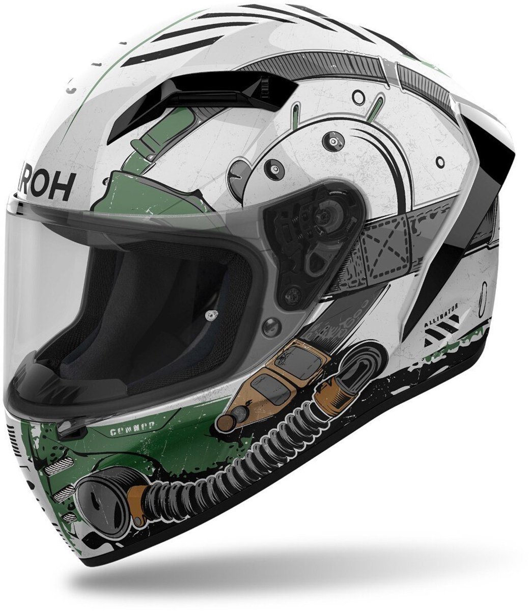 Airoh Connor Alligator Integraalhelm Wit M