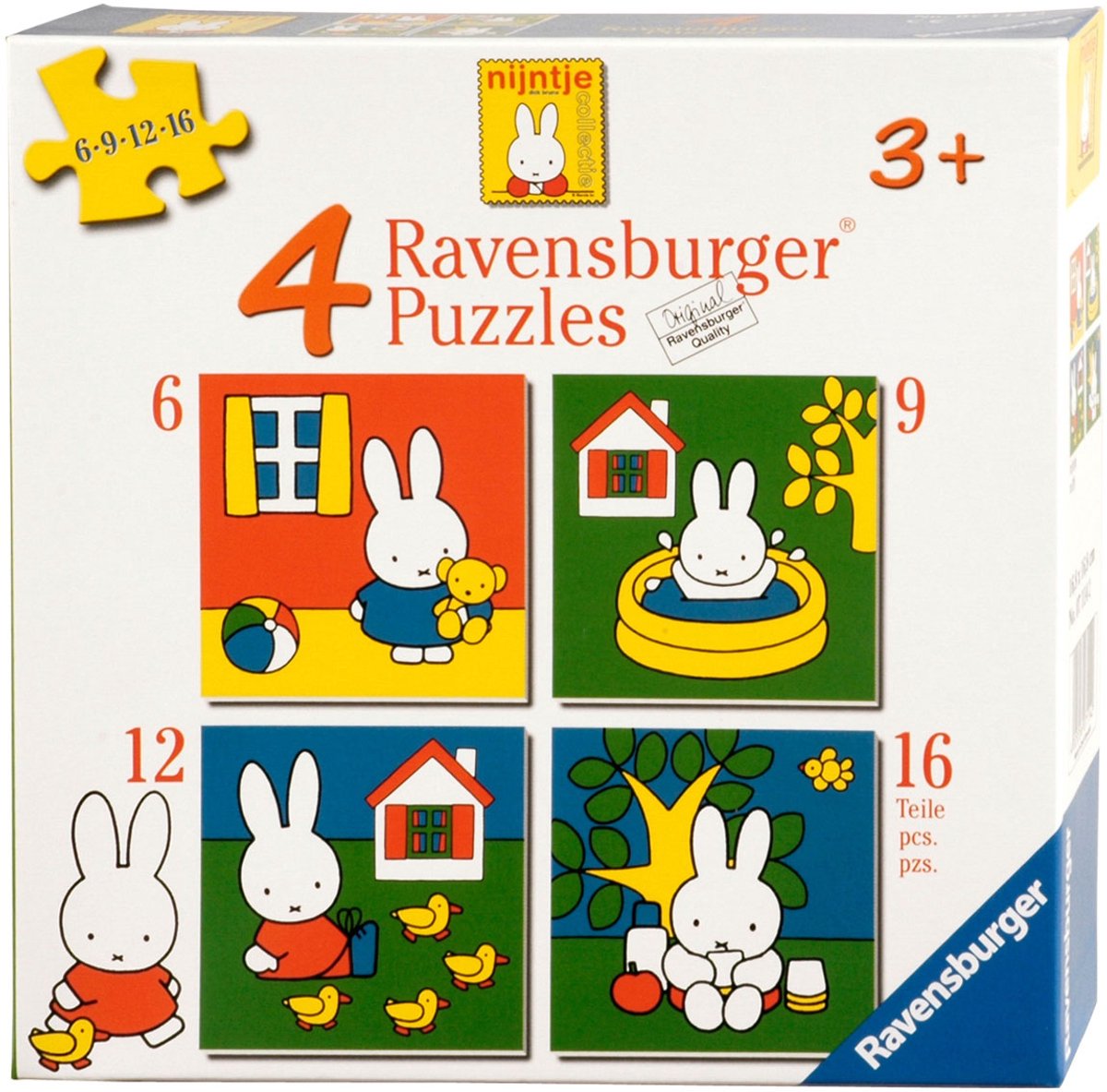 Ravensburger nijntje. vier puzzels -6+9+12+16 stukjes - kinderpuzzel — afbeelding 8