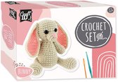 Craft ID Starters Haakpakket Konijntje | amigurumi haken nederlands | Haakpakketten knuffels | Geschikt voor 12 jaar en ouder | Haakpakketten voor volwassenen
