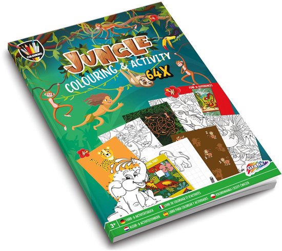 Jungle kleur- en activiteitenboek