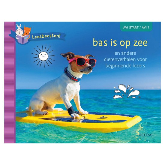Leesbeesten! Bas is op zee - cover