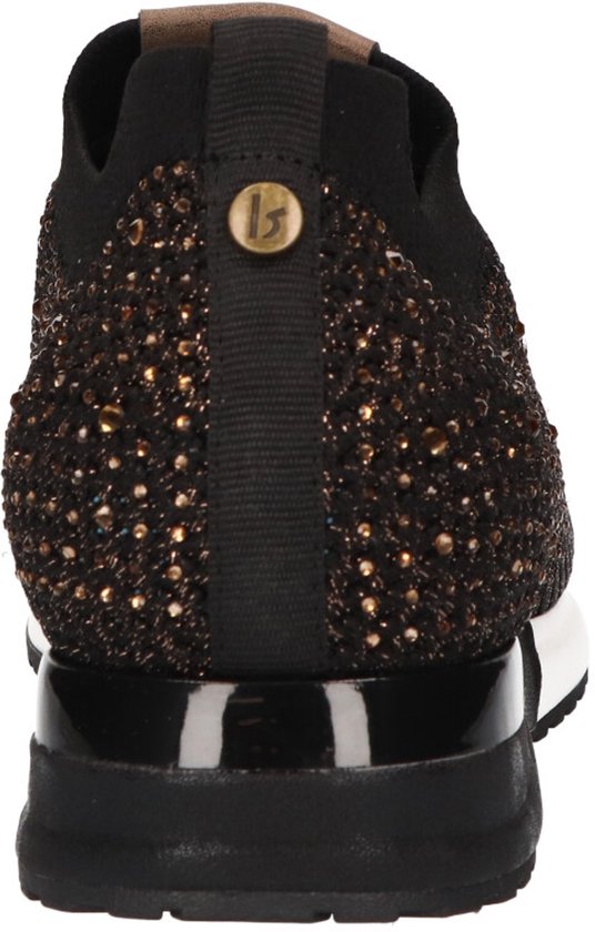 Baskets pour femmes Femme La Strada ® - Simili cuir, Suédine - Zwart - Taille 39