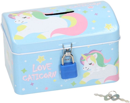 Tirelire avec Serrure Licorne