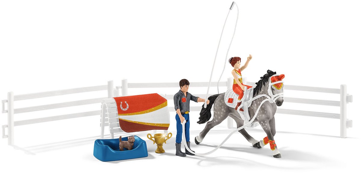 schleich HORSE CLUB Speelfigurenset - Mia's Springset - Kinderspeelgoed voor Jongens en Meisjes - 5 tot 12 jaar - 18 Onderdelen - 42443 — afbeelding 9