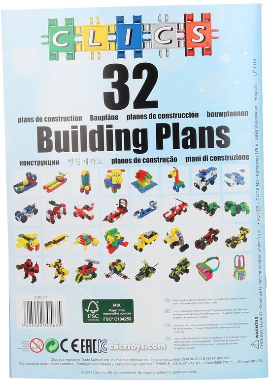 CLICS Bouwboek - 32 IN 1
