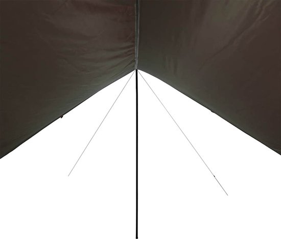 vidaXL - Kampeerluifel - waterdicht - 462x306x211 - cm - bruin van Merkloos — afbeelding 4