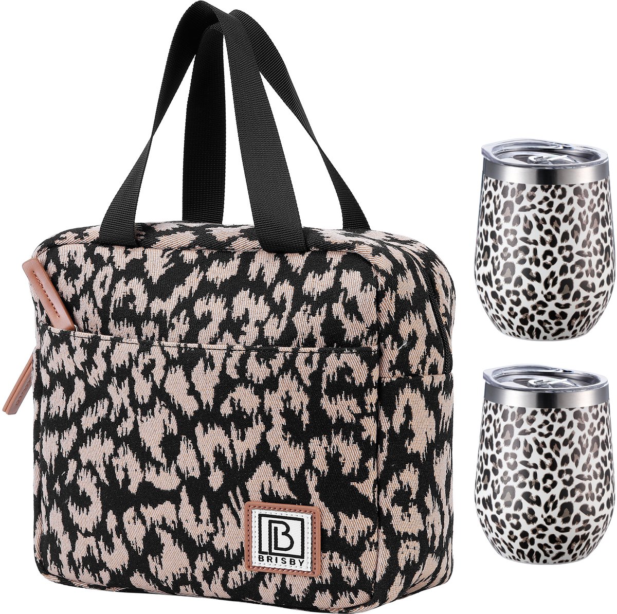 Brisby 4L Koeltas Leo + Brisby Thermosbeker Set Leo – De ideale lunchset voor onderweg!