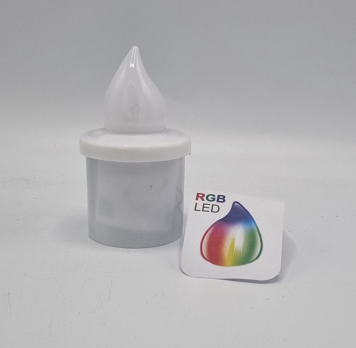 Led kaars - COMET - RGB - 2400 branduren - Incl. batterij - Grafkaars - Graflicht - Graflantaarn - Grafdecoratie - Windlicht - Led - Kaars