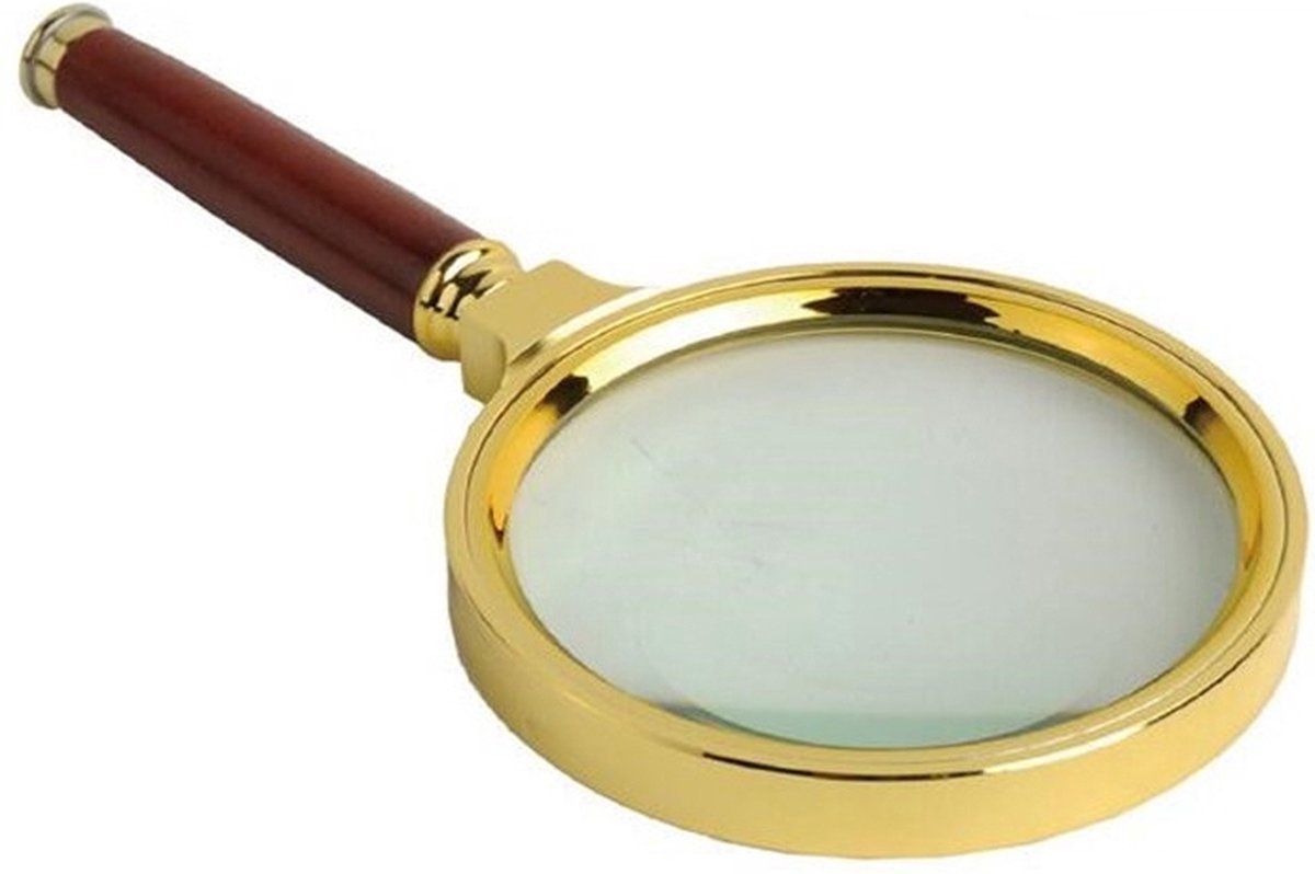 New Age Devi - Vergrootglas - Loep - Handloep - Goud - 80 mm