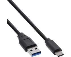 USB-A naar USB-C Kabel - USB 3.2 Gen 1 - 0,5 meter - Zwart