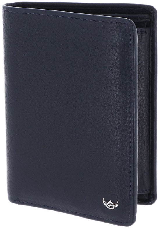 Golden Head Cuir porte-monnaie Capri RFID Protect Kombischeintasche 1348 Blau bleu marine