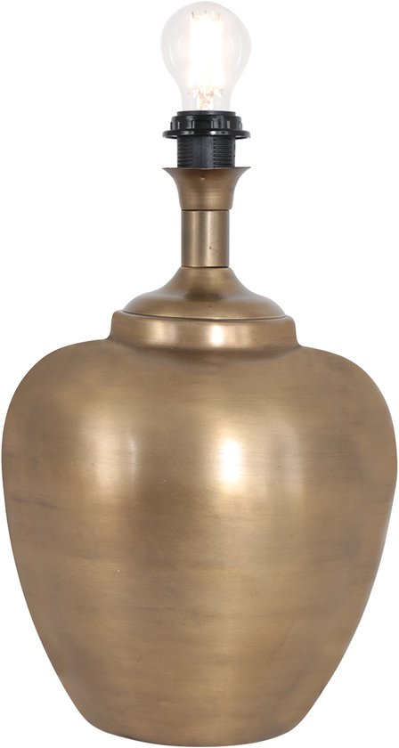 Pied de lampe en laiton Steinhauer - lampe vase - 35 cm de haut - E27 - sans abat-jour - bronze