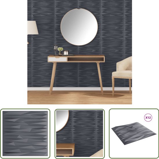 MDEKOR Wandpanelen van hout, 16,7 x 100 cm, XPS 3D