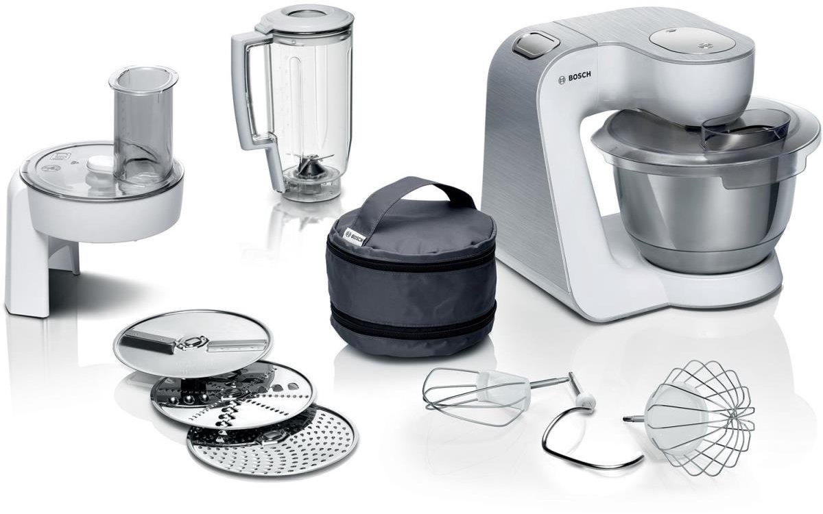 Bosch MUM58W20 keukenmachine 3,9 l Zilver, Wit 1000 W
