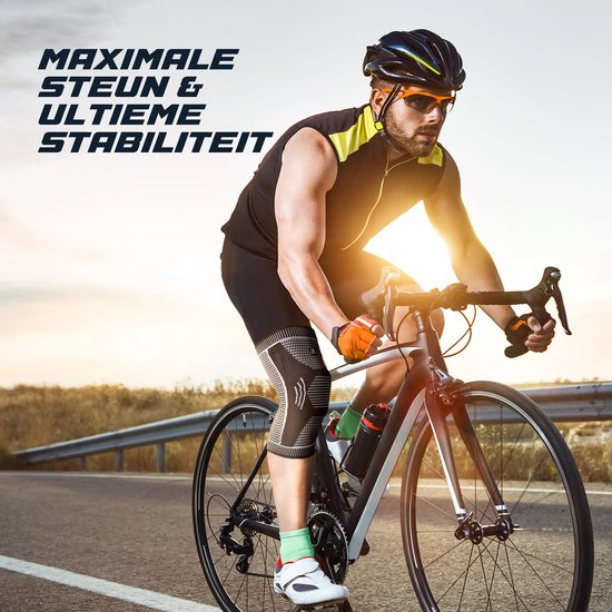 Genouillère KANGKA taille M – Protège-genou pour le Sport, l'arthrite, le ménisque et les blessures – Genouillère de compression avec coussinet antidérapant et gel – Unisexe