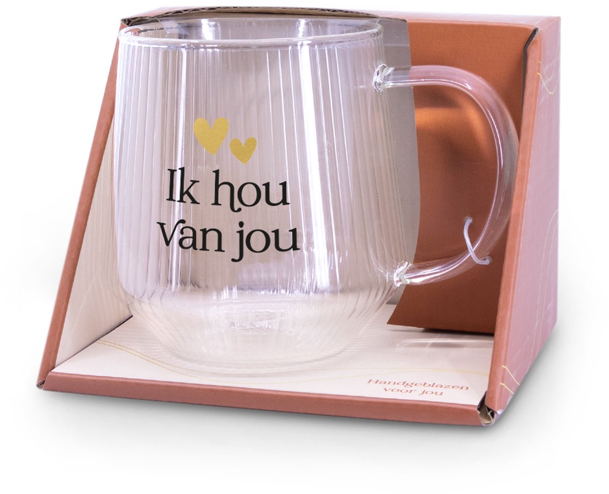 Theeglas - Ik hou van jou
