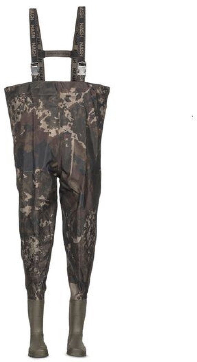 Nash Zero Tolerance HD Waders Xl Camo Size 45
